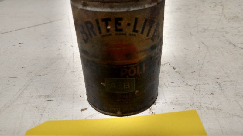 lot 460 image: A-B Brite-Lite Metal Polish Can...
