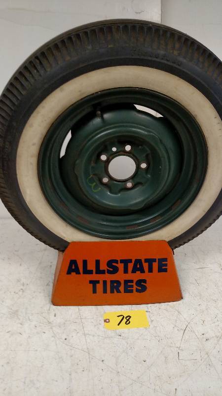 lot 78 image: Allstate Tire Display with Fireston...