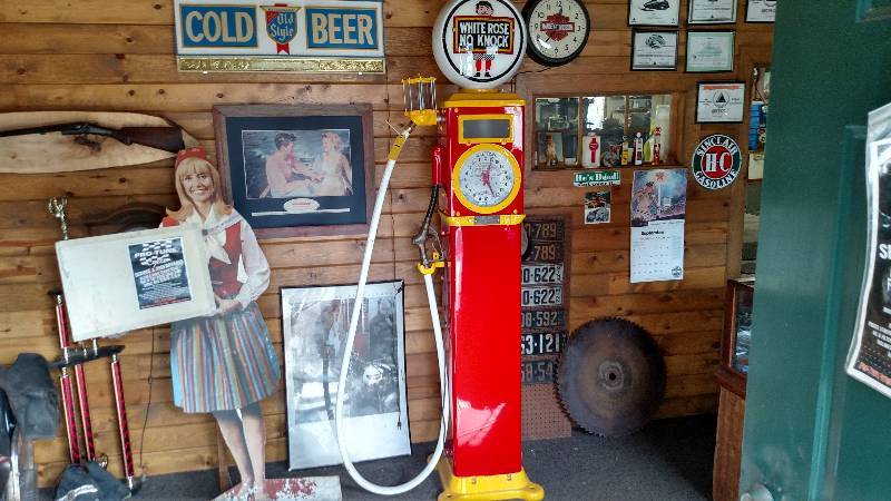 6/" STANDARD RED POLARINE MOTOR OIL GAS PUMP TANK DECAL LUBESTER DECAL STICKER