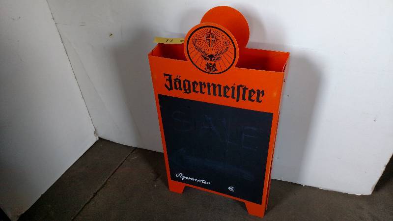 lot 11 image: Jgermeister Menu Board, 2-Sided...