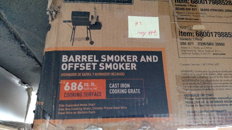 lot 21 image: BBQ Pro Barrel Smoker & Offset Smok...