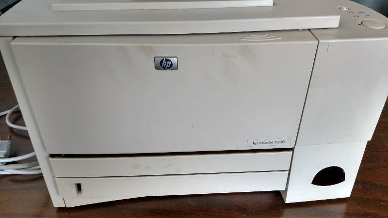 lot 236 image: H.P. LaserJet 2200 Printer...
