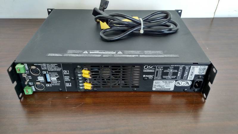 lot 260 image: QSC CX702 Professional Amplifier...