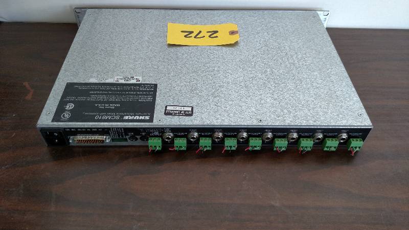 lot 272 image: Shure SCM810 Automatic Microphone M...