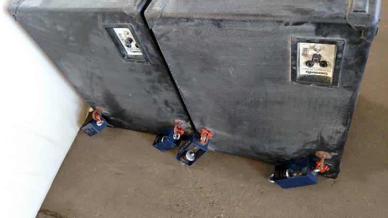 lot 284 image: (2) Community RS Speakers, 26x19x15...