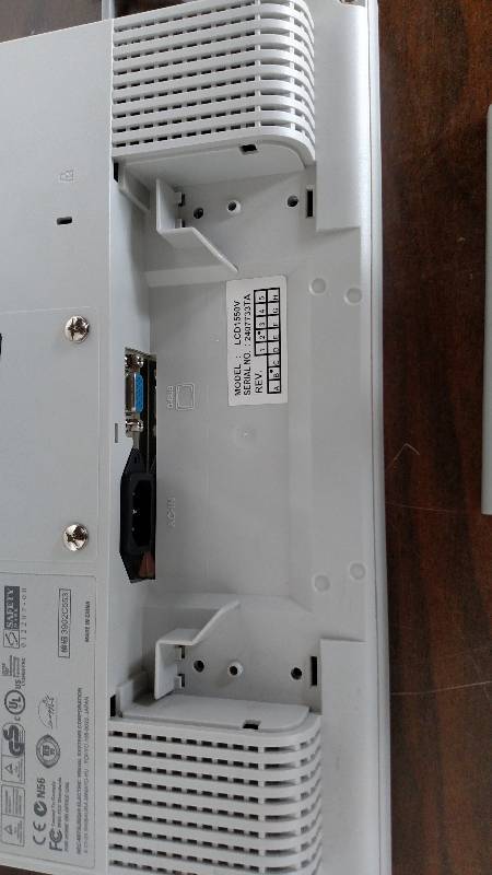 lot 298 image: NEC Multisync LCD 1550V Monitor...