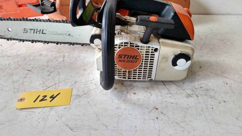 lot 124 image: Stihl MS200T 14 Chain Saw, Works...