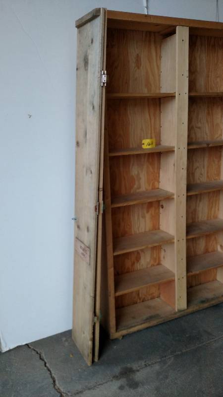 lot 163 image: Wooden Shelf Unit