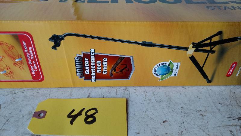 lot 48 image: Hercules Guitar Stand, New...
