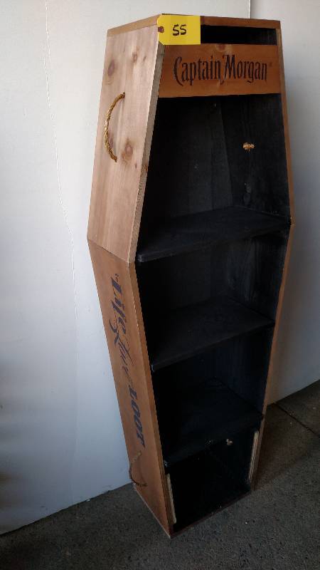 lot 55 image: Captain Morgan Display Shelf, 67x25...