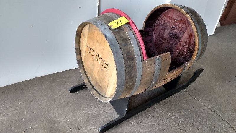 lot 74 image: Robert Mondavi Estancia Oak Barrel ...