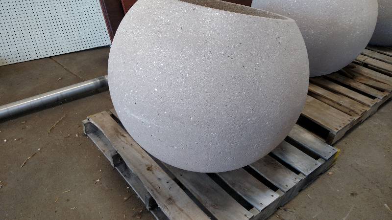 lot 182 image: Concrete Planter, Wausau Tile, 36 ...