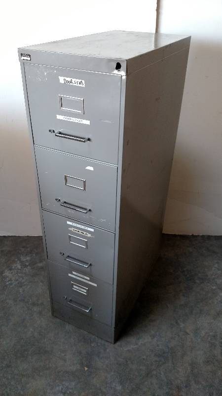 lot 372 image: 4 Drawer File Cabinet, (2) Drawers ...