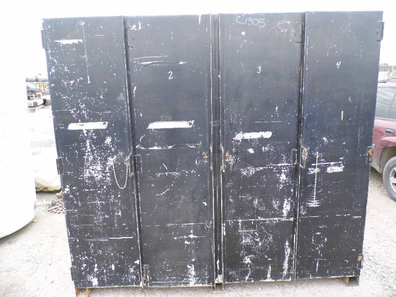 lot 1 image: Steel Cabinet