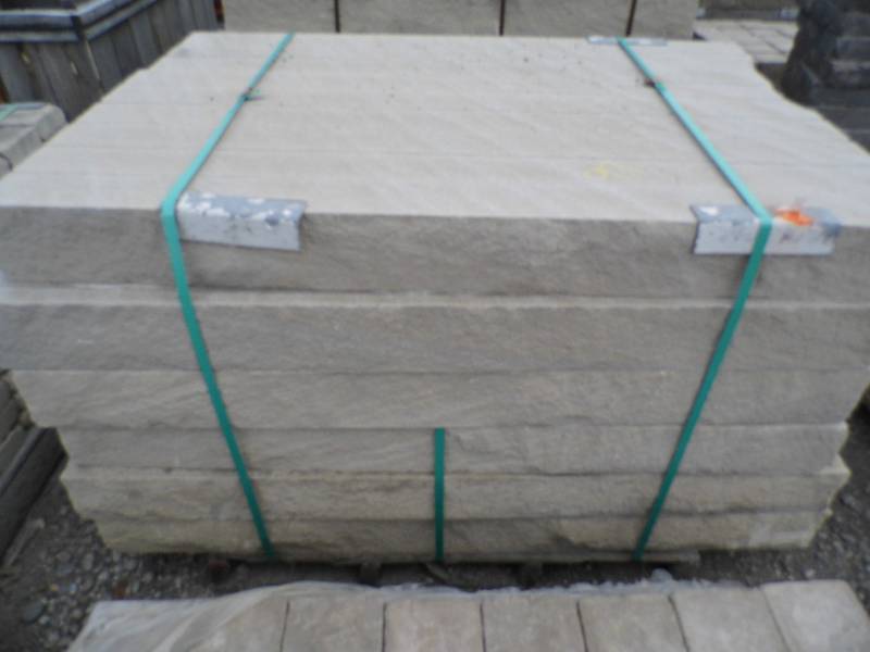 lot 97 image: Natural  Indiana Limestone Wall