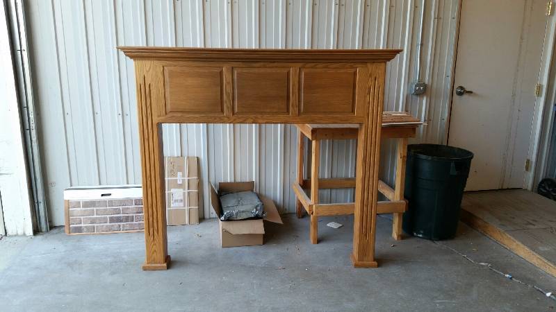 lot 166 image: Fireplace Mantel