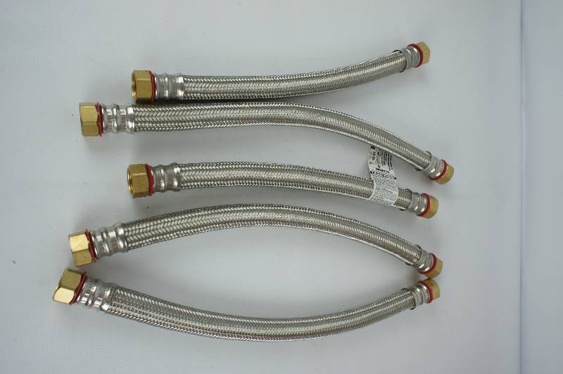 Lot of 5 Watts Stainless Steel Water Heater Supply Line