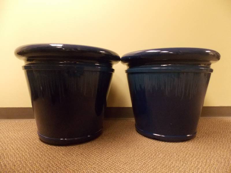 Dark Blue 22 Planters