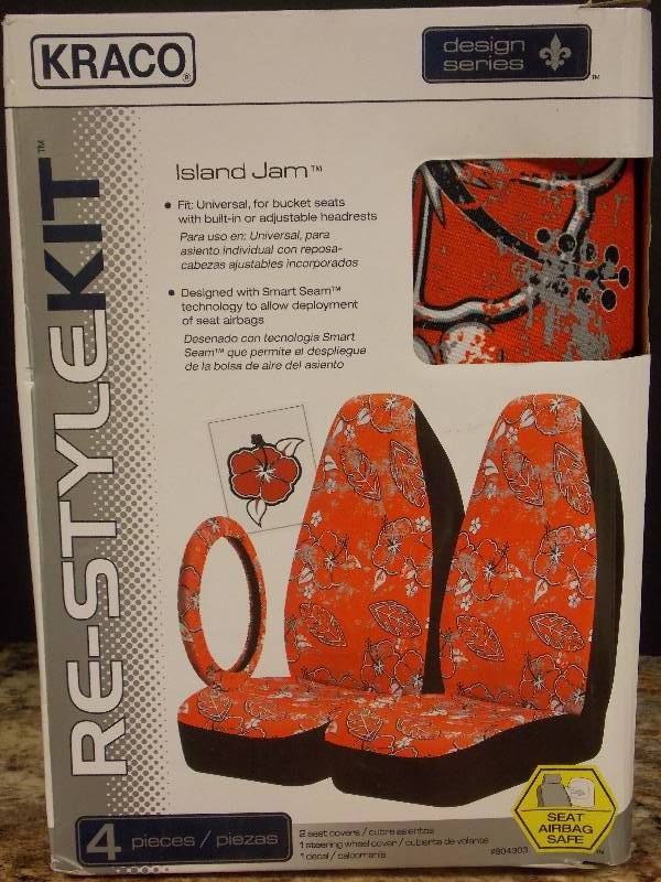 Kraco Island Jam 4 Piece Seat Covers