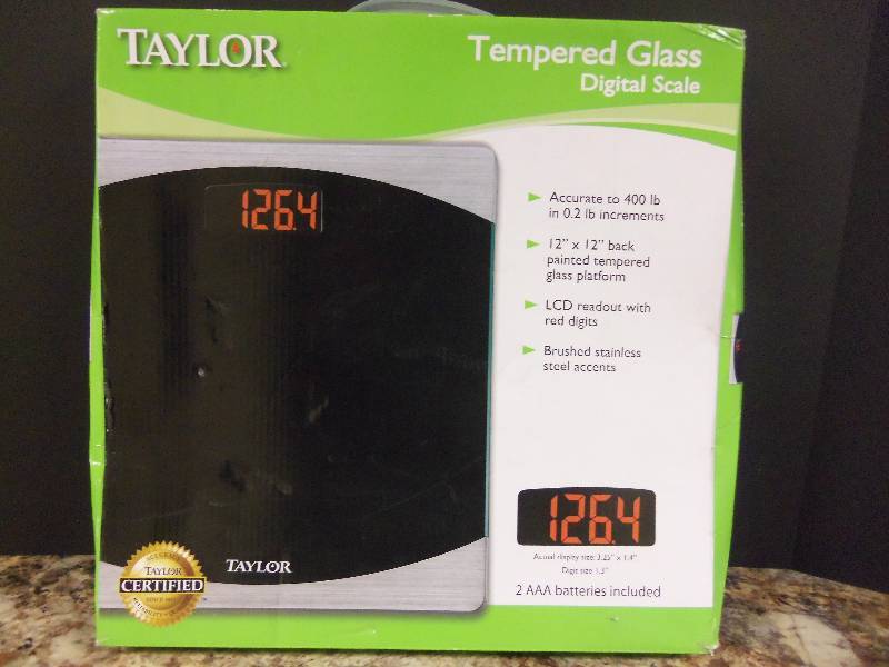 Taylor Tempered Glass Digital Scale