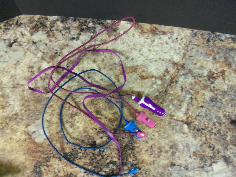 3 Pack Multi-Colored Chargers