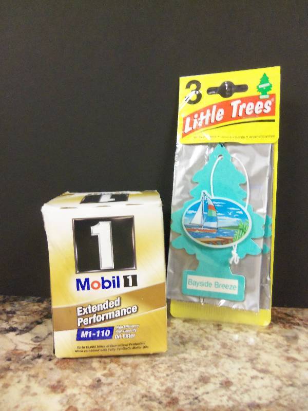 Mobile 1 Oil Filter M1-110 and Car Air Freshener Set