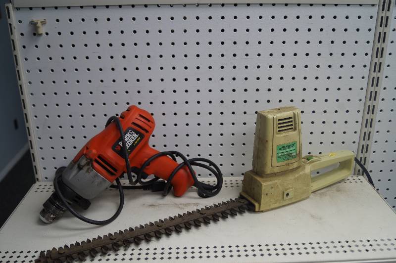 lot 29 image: Drill and Hedge Trimmer
