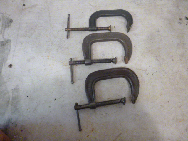 lot 36 image: 3 C-Clamps