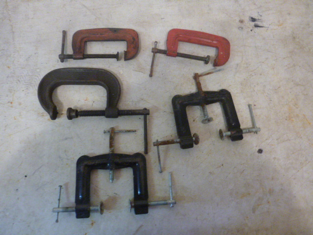 lot 38 image: 5 Miscellaneous Clamps