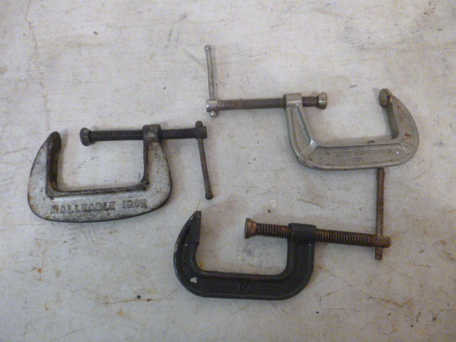 lot 39 image: 3 C-Clamps