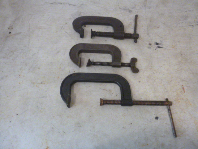 lot 54 image: 3 C-Clamps