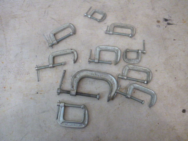 lot 82 image: Miscellaneous C-Clamps