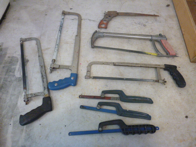 lot 85 image: Miscellaneous Hack Saws