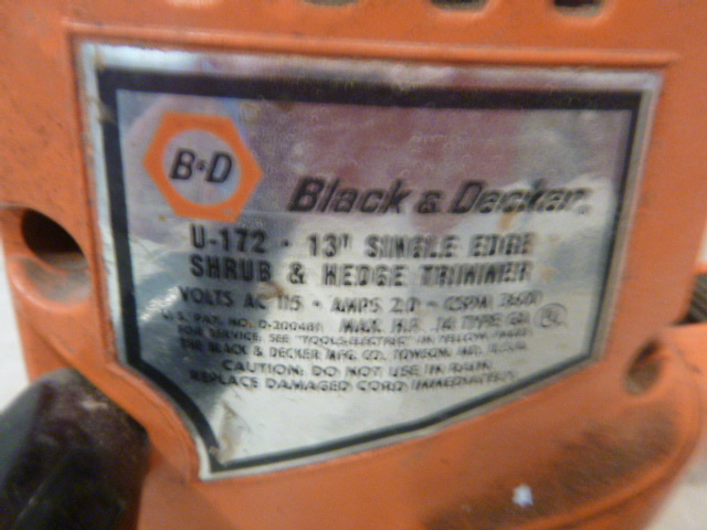 Black Decker U 172 13