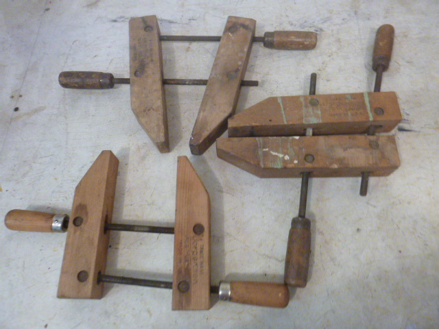 lot 137 image: 3 Jorgensen Block Clamps