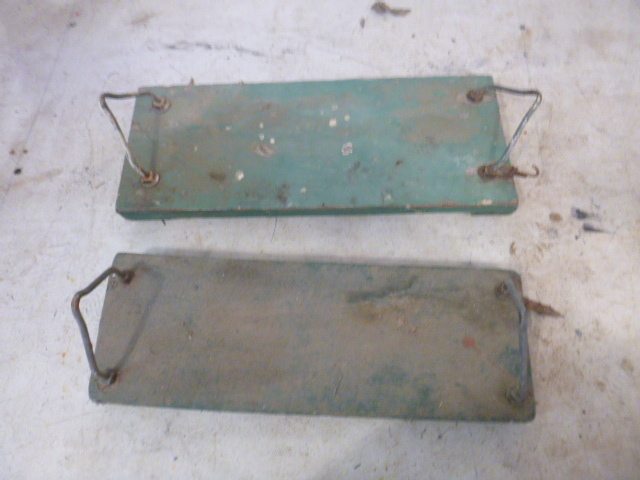 lot 145 image: 2 Wood Swing Seats