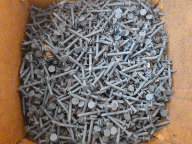 lot 214 image: Box 1 12 Blue Nails with Washer