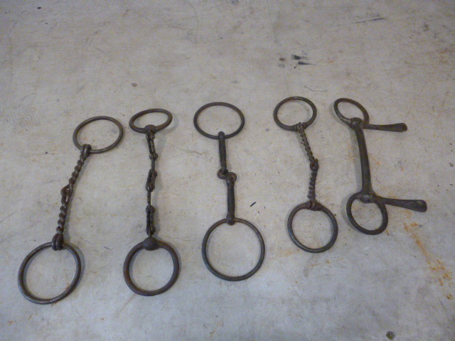 lot 230 image: 5 Bridle Bits