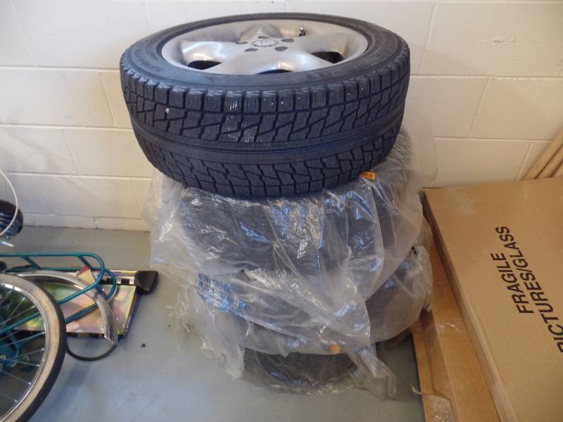 Set of Four Tires on Rims