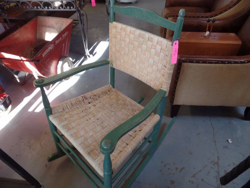 Woven Rocking Chair