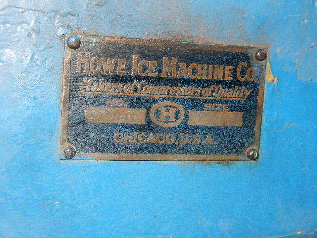 Very Large compressor, Howe Ice Machine Co.