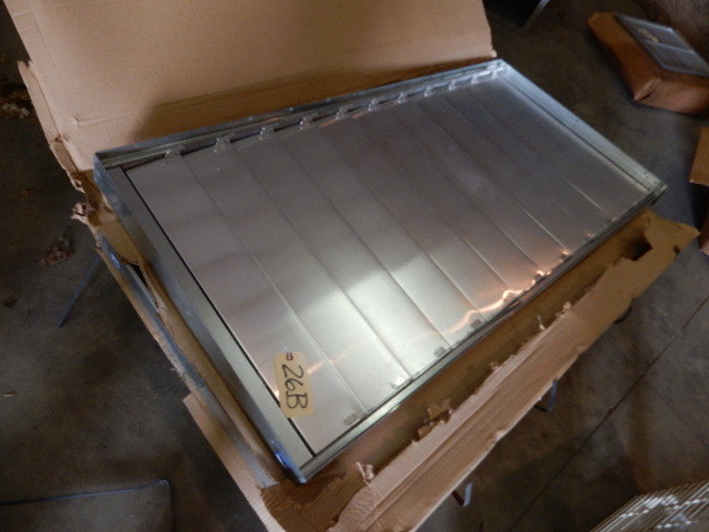3, GREENHECK, Intake hoods, 58in x 29in