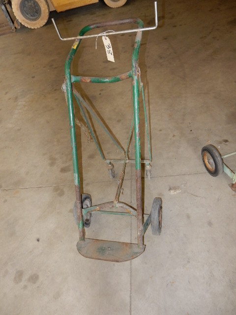 Single upright Tank Cart with tilt capability