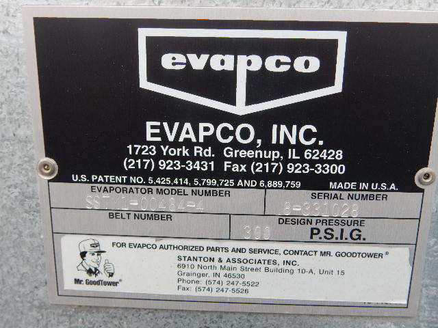 EVAPCO, EVAPORATOR