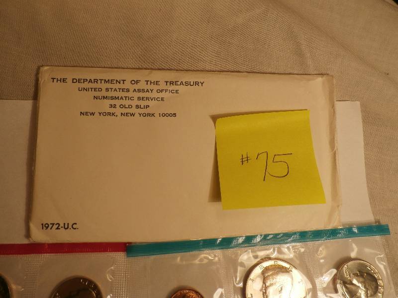 Philadelphia and Denver mint set 1972