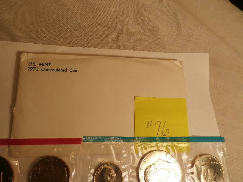 Philadelphia and Denver mint set 1973