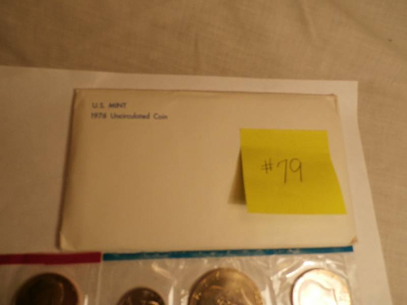 Philadelphia and Denver mint set 1976