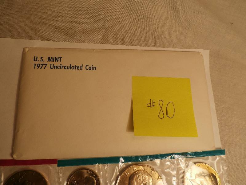 Philadelphia and Denver mint set 1977
