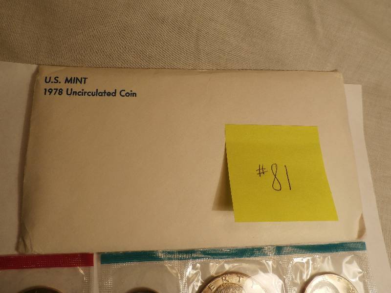 Philadelphia and Denver mint set 1978