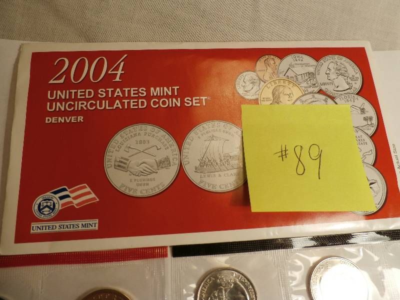 Mint Set with 5 Quarters 2004 D
